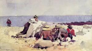 A Clam Bake painting by Winslow Homer