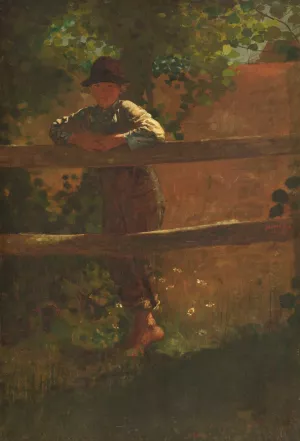 A Country Lad by Winslow Homer Oil Painting
