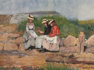 A Fisherman's Daughter by Winslow Homer Oil Painting