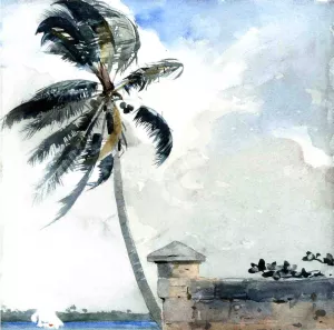 A Tropical Breeze, Nassau by Winslow Homer - Oil Painting Reproduction