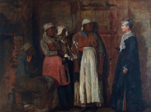 A Visit from the Old Mistress by Winslow Homer Oil Painting