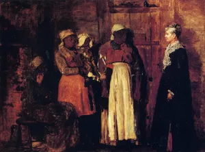 A Visit from the Old Mistress painting by Winslow Homer