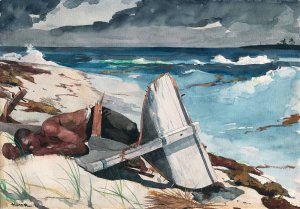 After the Hurricane, Bahamas by Winslow Homer Oil Painting