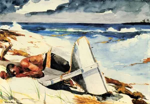 After the Hurricane by Winslow Homer - Oil Painting Reproduction