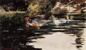 An Unexpected Catch Oil painting by Winslow Homer
