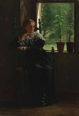 At the Window by Winslow Homer Oil Painting
