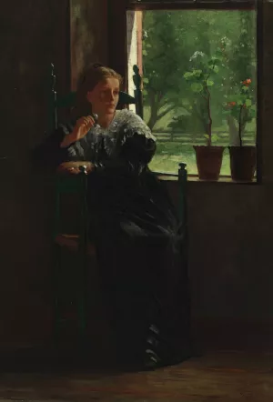 At the Window by Winslow Homer Oil Painting