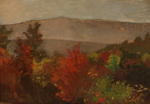 Autumn Treetops by Winslow Homer Oil Painting