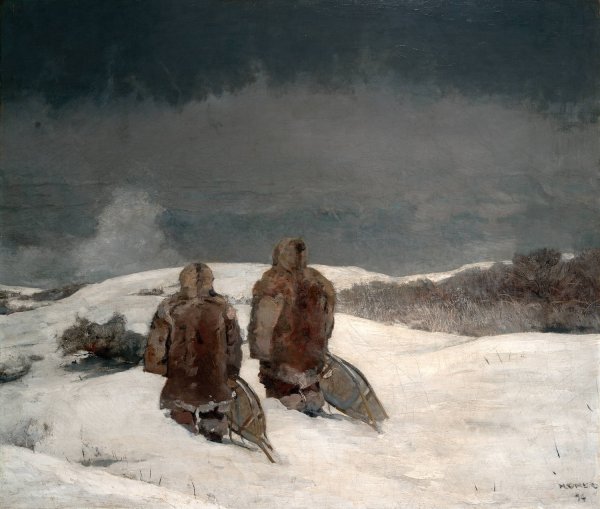 Main Product Photo of Below Zero  Painting by Winslow Homer