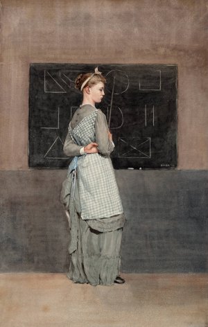 Blackboard by Winslow Homer Oil Painting
