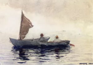Boating Boys in Gloucester Oil painting by Winslow Homer