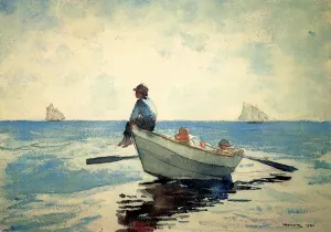 Boys in a Dory II by Winslow Homer Oil Painting