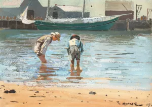 Boys Wading by Winslow Homer Oil Painting