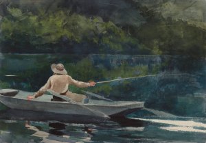 Casting, Number Two by Winslow Homer Oil Painting