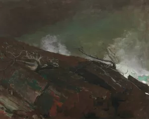 Coast of Maine by Winslow Homer Oil Painting