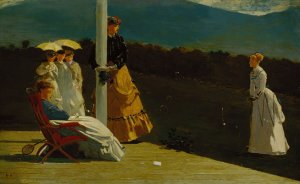 Croquet Match by Winslow Homer Oil Painting