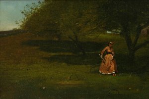 Croquet Player by Winslow Homer Oil Painting