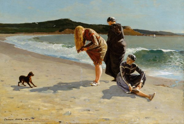 Eagle Head, Manchester, Massachusetts  by Winslow Homer - Hand-Painted Oil Painting Reproduction