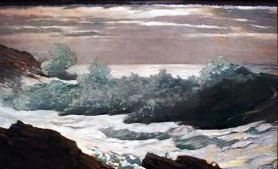 Early Morning After a Storm at Sea by Winslow Homer - Hand-Painted Oil Painting Reproduction