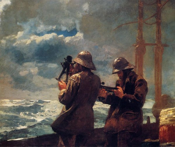 Eight Bells by Winslow Homer - Hand-Painted Oil Painting Reproduction