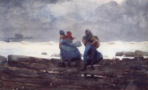 Fisherwives by Winslow Homer Oil Painting