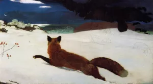 Fox Hunt by Winslow Homer - Oil Painting Reproduction