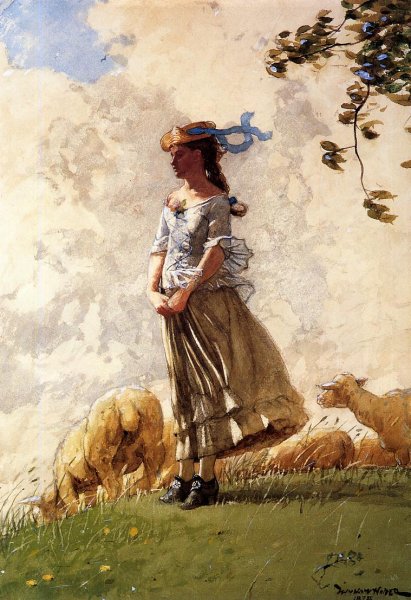 Main Product Photo of Fresh Air Painting by Winslow Homer