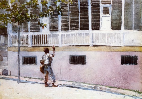 Main Product Photo of Fresh Flowers Painting by Winslow Homer