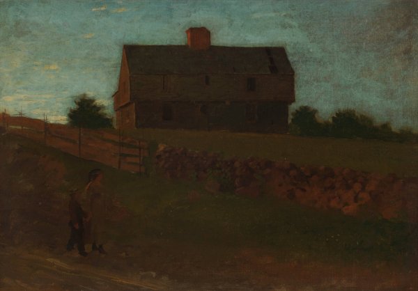 Garrison House, York, Maine  by Winslow Homer - Hand-Painted Oil Painting Reproduction