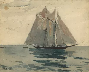 Gloucester Schooner by Winslow Homer Oil Painting