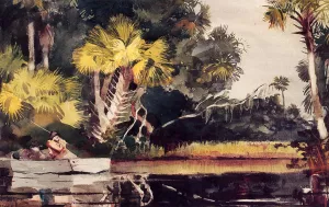 Homasassa Jungle by Winslow Homer - Oil Painting Reproduction