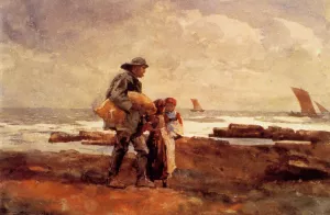 Homecoming by Winslow Homer - Oil Painting Reproduction