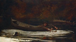 Hound and Hunter by Winslow Homer Oil Painting