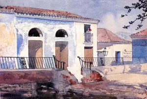 House, Santiago, Cuba by Winslow Homer - Oil Painting Reproduction