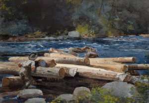 Hudson River by Winslow Homer Oil Painting