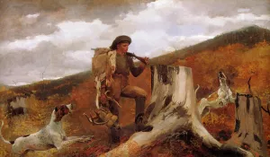 Huntsman and Dogs by Winslow Homer Oil Painting