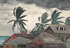 Hurricane, Bahamas by Winslow Homer Oil Painting