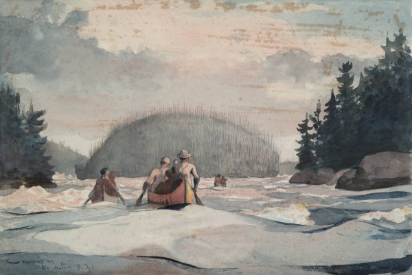 Main Product Photo of Ile Malin  Painting by Winslow Homer