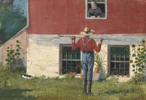 In the Garden by Winslow Homer Oil Painting