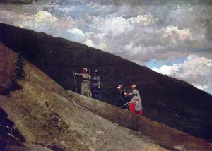 In the Mountains by Winslow Homer - Oil Painting Reproduction