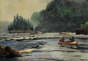 In the Rapids by Winslow Homer Oil Painting
