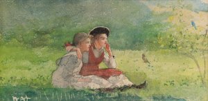 Listening To The Birds by Winslow Homer Oil Painting