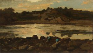 Lobster Cove, Manchester, Massachusetts by Winslow Homer Oil Painting