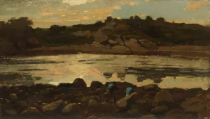 Lobster Cove, Manchester, Massachusetts by Winslow Homer Oil Painting