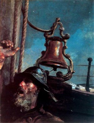 Lookout 'All's Well' Oil painting by Winslow Homer