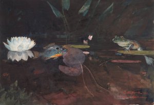 Mink Pond by Winslow Homer Oil Painting