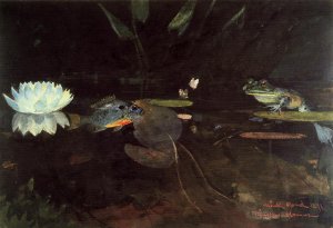 Mink Pond Oil painting by Winslow Homer