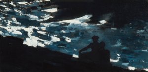 Moonlight on the Water by Winslow Homer Oil Painting