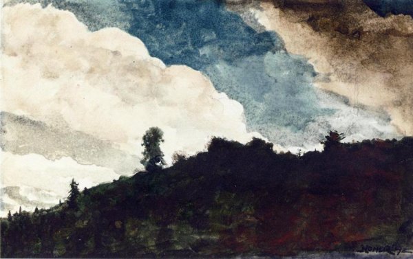 Morning - The Morning Mist by Winslow Homer - Hand-Painted Oil Painting Reproduction