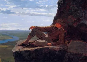 Mountain Climber Resting by Winslow Homer Oil Painting